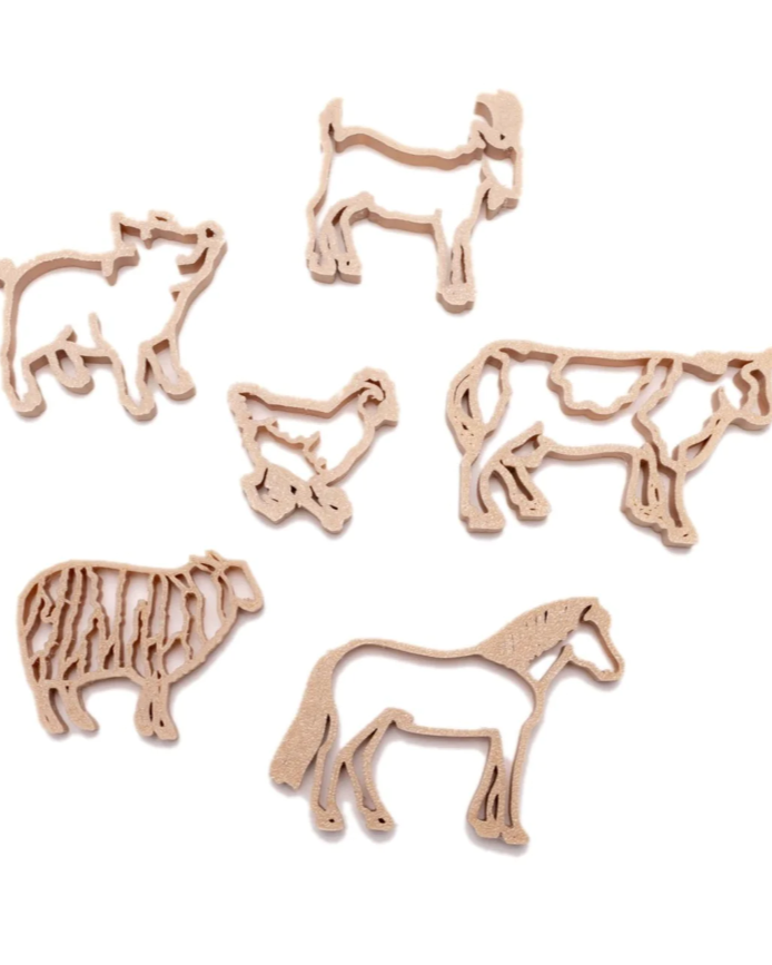 Grennn boerderijdieren uitstekers