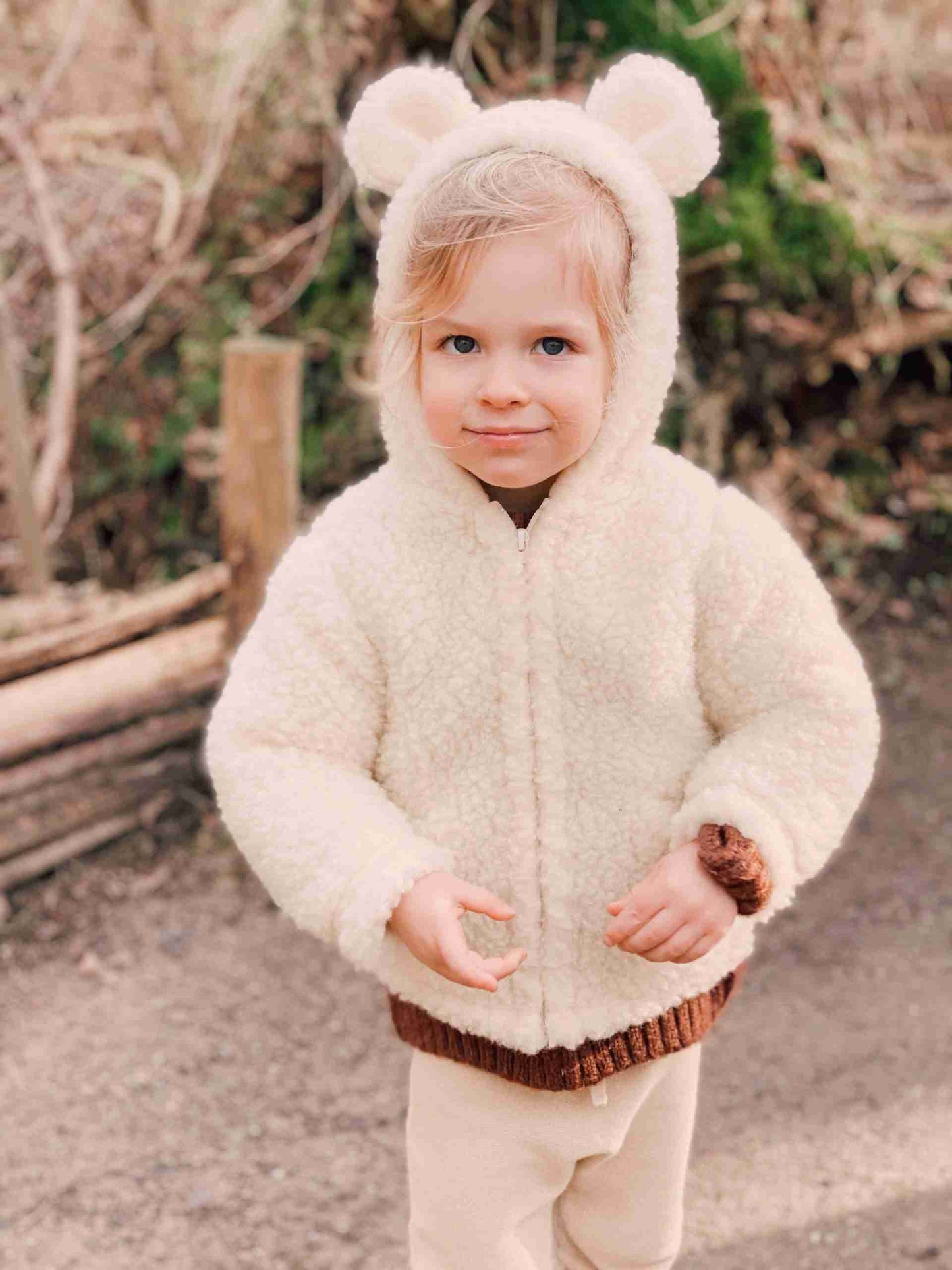 Wollen kinderjas
