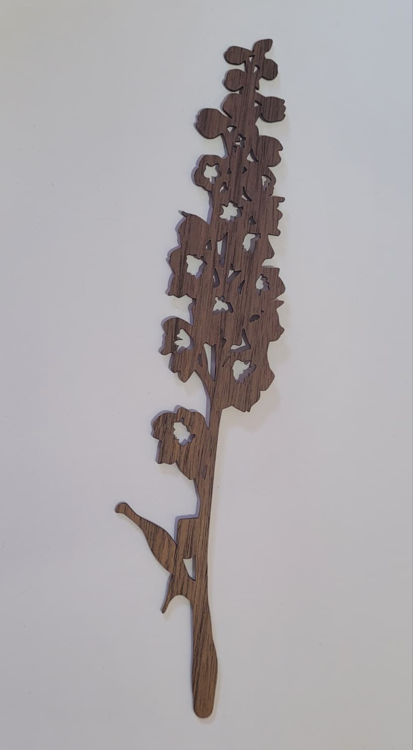 Geboortebloem - Juli (Ridderspoor)