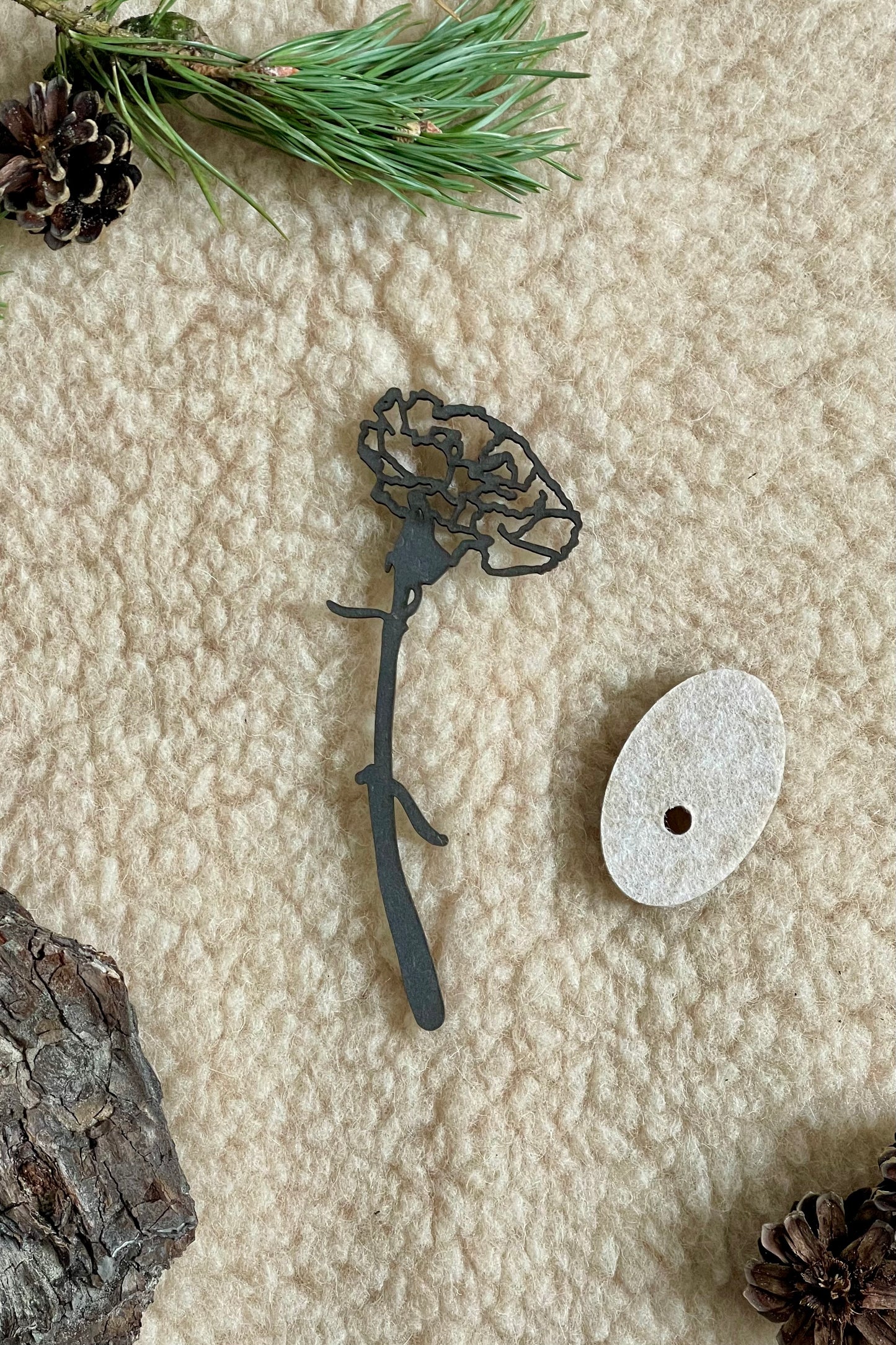 Geboortebloem - Januari (Anjer)